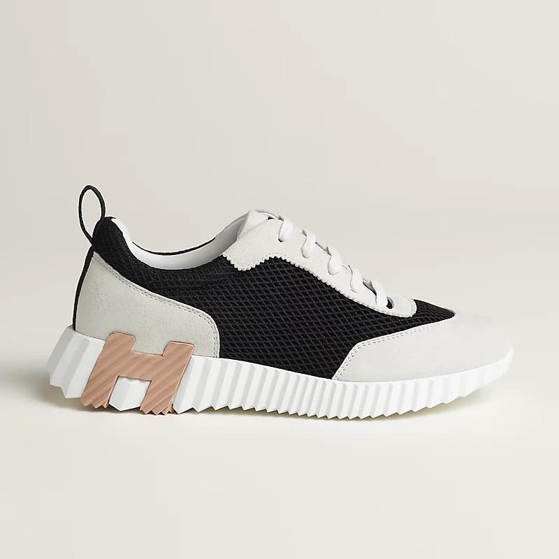 Giày Hermes Bouncing Sneaker Nữ Trắng Đen